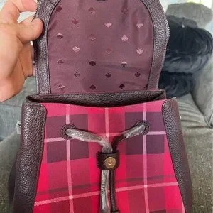 kate spade | Bags | Kate Spade Plaid Backpack | Poshmark display picture 1